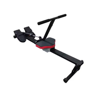 Máquina de remo de entrenamiento cardiovascular plegable silenciosa de resistencia a la tensión ajustable portátil de marca personalizada de fábrica