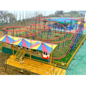 เครื่องเล่นสวนสนุกกลางแจ้ง รถไฟเหาะตีลังกาแบบแขวนลอย Crazy Mouse อุปกรณ์สวนสนุกสำหรับขายสำหรับสวนสนุก - Product Image 6