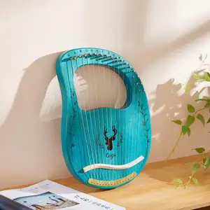 Atacado cega lira harp-Cega instrumentos musicais de corda com 16 cordas lyre para iniciantes