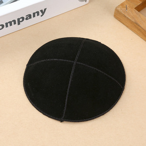 <span class=keywords><strong>Chapeau</strong></span> juif pour adulte en pur coton, calotte ronde, yarmulke, pour tous les jours, toutes saisons - Product Image 2