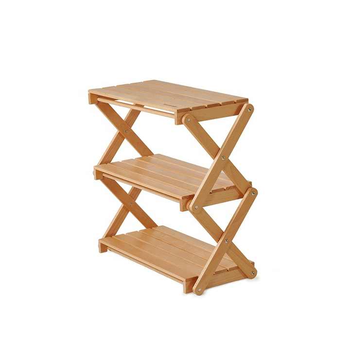Naturehike Portable Folding Camping Table - Wood Tabletop Rack for