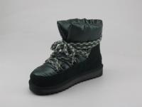 Bottes de neige pour femmes assorties à la couleur, à lacets