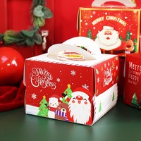 Mini boîte à cupcake de noël boîtes à bonbons de noël boîte à cupcake et emballage de noël
