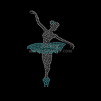 Décalcomanie à motif de strass en forme de diamant pour vêtements de filles pour tenues de danse