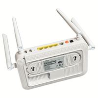 ONU XPON double bande Fibre Optique WIFI 2.4G 5G MODEM FTTH FTTR 4GE 1TEL 2USB 4 ANTENNES Connecteur SC Meilleur Signal & Prix