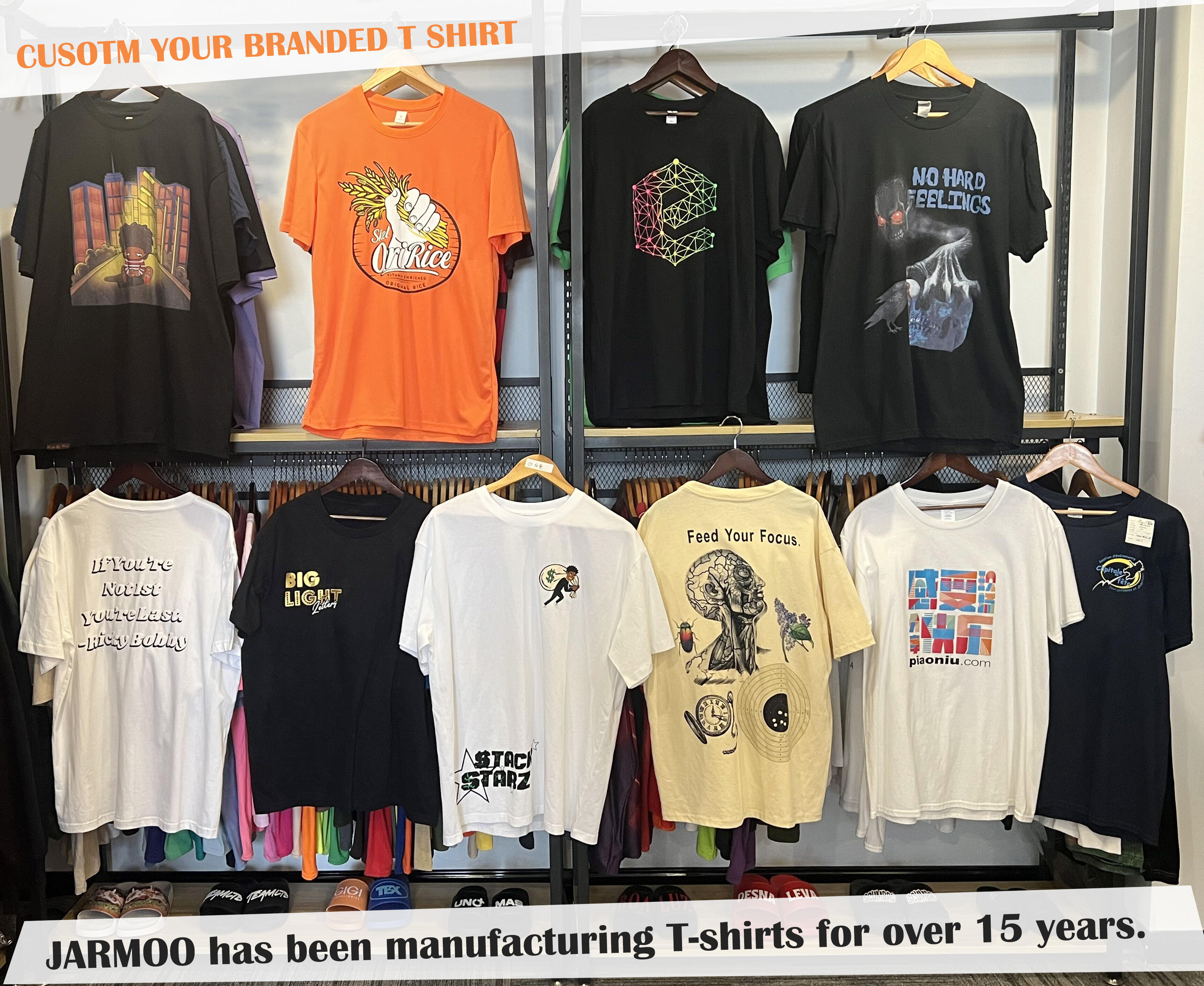 Top 10 Factory Embroidery 240 Gsm Cotton T Shirt Screen Printing