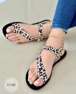 Sandales Plates Légères en PU Style <span class=keywords><strong>Espadrilles</strong></span> Léopard pour Femmes, Idéales pour l'Automne et la Mode Estivale - Product Image 3