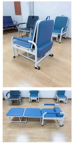 Sillón Reclinable para Visitantes de Hospital, Cama de Espera, Modelo Contemporáneo RC-H216, Altura Ajustable, Convertible y Plegable - Product Image 5