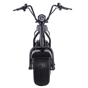 Scooter électrique X1 Harley, moteur sans balais, pneus larges, siège, scooter électrique haute performance, unisexe, noir - Product Image 1