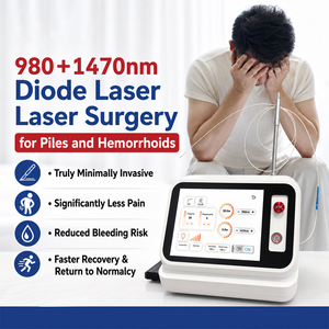 Equipo Láser Médico, Fibra Láser para Hemorroidectomía, Láser Diodo 980nm 1470nm para Proctólogos - Product Image 3