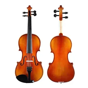 OEM ODM Matte Spruce Solid Wood Student Violin 1/16 1/10 1/8 1/4 1/2 3/4 4/4 Wholesale