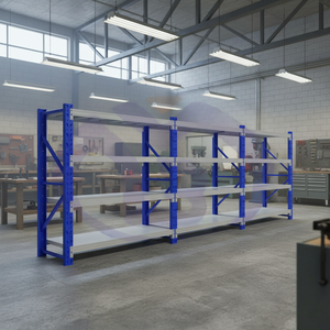 Étagères de rangement industrielles en <span class=keywords><strong>métal</strong></span> robustes, résistantes à la corrosion et à la chaleur, empilables, pour garage Yunbang - Product Image 2