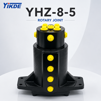 Joint pivotant central hydraulique universel pour accessoire de mini-excavatrice, distributeur à 8 voies