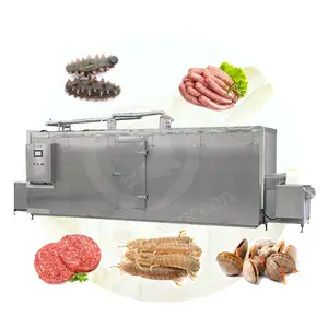 OCEAN Economical Prepared Meal Ready Bread Berry Compact Iqf Freeze Tunnel Machine for Small