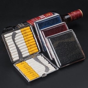 Portasigarette <span class=keywords><strong>Vintage</strong></span> in Plastica per 20 Sigarette King Size, Scatola Protettiva di Grande Capacità, Vendita Diretta dalla Fabbrica - Product Image 1