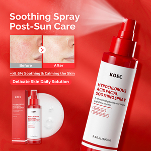 Koec Hypochloorzuur Gezichts Rustgevende Spray Dagelijkse Redding Gezichtsampul Voor Gevoelige Huid Kalmerende Natuurlijke Huidverzorgingsproduct Oem - Product Image 2