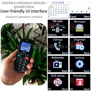<span class=keywords><strong>Artfone</strong></span> — téléphone portable pour les personnes âgées, téléphone de qualité supérieure - Product Image 2