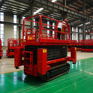 Plateforme élévatrice à ciseaux hydraulique électrique mobile autopropulsée de petite taille, directement de l'usine chinoise, de haute qualité, <span class=keywords><strong>prix</strong></span> de la plateforme élévatrice à ciseaux - Product Image 2