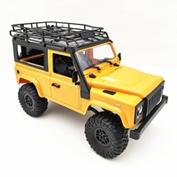 Coche RC Mn-90 1/12 2.4G 4WD con Luces LED Delanteras, 2 Carcasas, Camioneta Todoterreno, Control Remoto RTR, Juguete para Niños, Cable USB, 60-80m