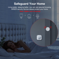 Sensor de Movimiento PIR Inteligente GIRIER con Sensor de Luz Integrado, Compatible con Home Assistant y Tuya Smart Zigbee