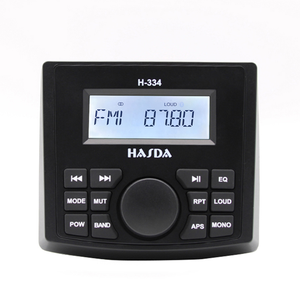 ชุดลำโพงกันน้ำ H-334+6.5 นิ้ว IP66 สำหรับเรือ พร้อมวิทยุ BT เครื่องเล่น MP3 และลำโพงกันน้ำ 4 ตัว - Product Image 2