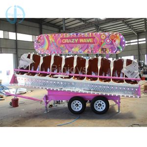 Offre Spéciale Usine Carnaval Jeu Remorque Monté Portable Mini Miami Parc D'attractions Manèges Crazy Wave Amusement Ride à Vendre - Product Image 5