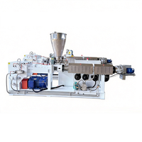 Extrusora de Doble Tornillo Contrarrotante Multitamaño de HDPE, LLDPE, PVC, ABS, PP y EVA para Equipos de Procesamiento de Plástico