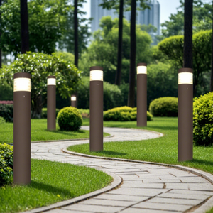 14W AC Aluminum Garden Lamp IP65 Waterproof Modern Outdoor Led Bollard <b>Post</b> Pathway <b>Light</b> Sensor Control Dimmable 5-Year - Product Image 1