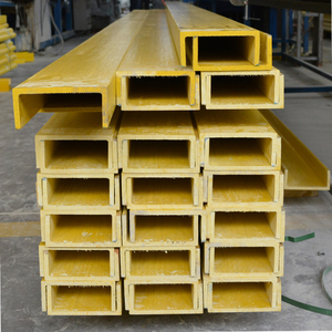 SỨC MẠNH cao sợi thủy tinh pultruded hồ sơ, FRP pultrusion FRP Ống Vuông - Product Image 1