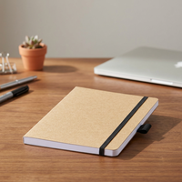 Bloc-notes en papier recyclé Berk avec logo personnalisé imprimé, cahier d'exercices en formats A5, A4, A3 pour l'école, le bureau ou comme cadeau