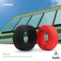 TÜV-Zertifizierung Solar kabel Einzel draht geglüht Weich zinn Kupfer PV1-F 6 mm2 1000V DC PV-Kabel