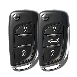 Coque de clé pliable modifiée <span class=keywords><strong>2</strong></span>/3 <span class=keywords><strong>boutons</strong></span> pour Peugeot Citroën HU83 VA2 CE0523 <span class=keywords><strong>CE0536</strong></span> - Product Image 1