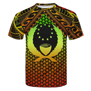 T-shirt Homme Personnalisé Imprimé Tribal Polynésien Chuuk Pohnpei – Impression Intégrale Graphique – Nouveauté Promotionnelle - Product Image 2