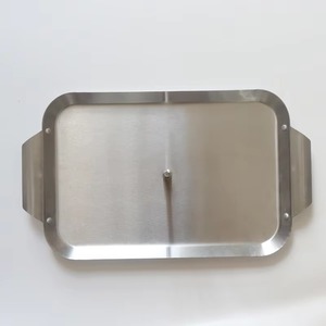 Grille de rôtissage de poulet en acier inoxydable pour barbecue avec broche et plat de cuisson, outil de grillade extérieur - Product Image 5