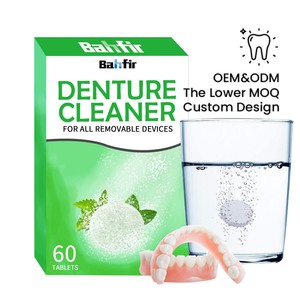 แท็บเล็ตสำหรับทำความสะอาดที่ไม่มีคราบสีเขียวมิ้นท์สำหรับการจัดตำแหน่งปากป้องกันฟันด้วยไฟฟ้าทำให้ฟันขาวขึ้นอย่างรวดเร็ว - Product Image 1