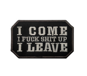 Tela bordada a máquina, eslogan inglés, palabras, gancho, bucle, parches de moral para ropa, sombreros y mochilas, decoración - Product Image 5