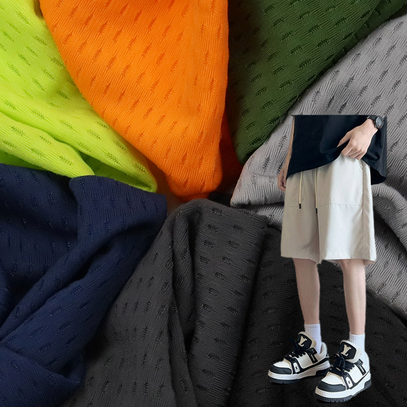 Nylon 82% Spandex 18% Quick Dry Warp Jacquard Fabric for Sports Pants and Sports Tops