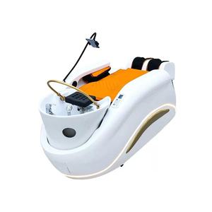 Lit de massage électrique inclinable pour salon de coiffure avec thérapie capillaire et shampoing intégré - Product Image 6