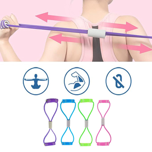 Căng thẳng dây Yoga phòng tập thể dục <span class=keywords><strong>latex</strong></span> cao su cánh tay kháng 8 hình thiết bị sức mạnh tập thể dục tại nhà phòng tập thể dục ngực giãn nở ban nhạc đàn hồi - Product Image 2
