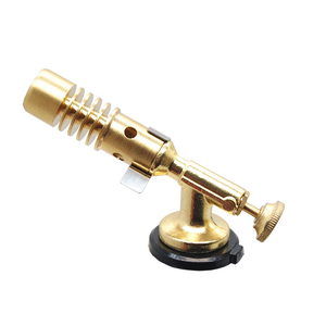 Hot-bán xách tay công suất cao Hàn ngọn đuốc màu xanh ngọn lửa bơm lại Windproof tay kim loại butan ngọn đuốc nhẹ hơn bút ngọn đuốc butan - Product Image 6