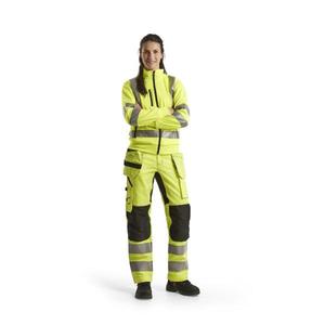 BLAKLADER - 716318113399D25 Women's Hi-Vis <b>trousers</b> with <b>stretch</b> Yellow/<b>Black</b> - EAN 7330509615515 HI-VIS WORKWEAR - Product Image 3