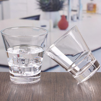 Verres à shot en plastique AS épais de 30 ml (1 oz) pour la vente en gros, avec impression personnalisée par sublimation