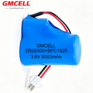แบตเตอรี่แบบกำหนดเองจากโรงงาน ER26500+SPC1520 /SPC1530 3.6v Type C สำหรับมิเตอร์อัจฉริยะ NB-IoT สำหรับไฟฟ้า/น้ำ/แก๊ส, LoRaWAN, GPS - Product Image 1