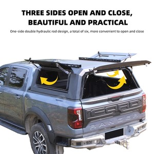 고급 폐쇄 시스템을 갖춘 <span class=keywords><strong>Hilux</strong></span> 용 시보레 실버라도 F150 용 우아하고 내구성있는 알루미늄 지붕 랙 - Product Image 6