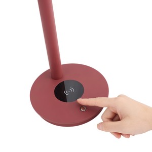 Chất lượng tốt nhất nội thất cảm ứng Bảng Đèn AC Power Hợp kim nhôm 7 + 7 wát <span class=keywords><strong>LED</strong></span> xoay bàn ánh sáng với điện thoại di động chức năng sạc - Product Image 5