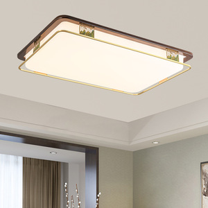 New Chinese Style All Copper <b>Ceiling</b> <b>Light</b> Led 60x40cm For Living Room And Dining Room - Product Image 1
