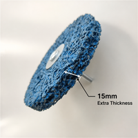Disque de décapage et de nettoyage en zircone premium Satorex 4,5 pouces 115 mm certifié FSC pour l'élimination industrielle de la rouille et le décapage de la peinture