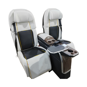 Siège passager de luxe convertible avec inclinaison électrique et table pliable pour SUV Escalade Land Cruiser - Product Image 2