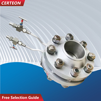 CKLG Orifice Flow Meter Differential Pressure Flow Meter Steam Gas Flow Meter Integrated DP Transmitter Flange Wafer Type