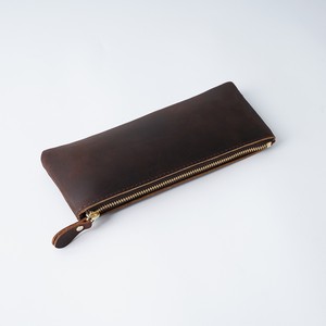 Bolígrafo <span class=keywords><strong>de</strong></span> cuero genuino <span class=keywords><strong>de</strong></span> lujo 2025 con estuche con cremallera Patrón <span class=keywords><strong>de</strong></span> hilo <span class=keywords><strong>de</strong></span> moda Logotipo personalizado <span class=keywords><strong>para</strong></span> <span class=keywords><strong>adolescentes</strong></span> - Product Image 3